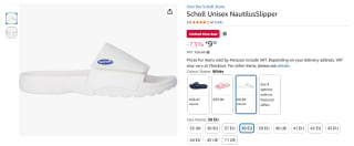 Scholl Unisex Nautilus Slippers voor €9,30 bij Amazon DE
