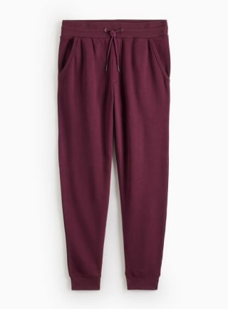 Dark Red Cuffed Joggers L for £10.50