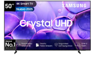 Smart TV Samsung 50" Crystal UHD U8000F 4K (2025) por $379.990