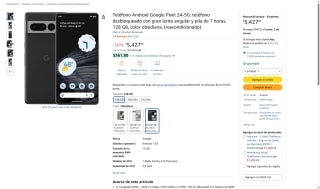 Google Pixel 7 Pro 12GB 128GB Reacondicionado por $5,427 | Amazon