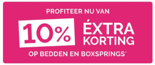 10% extra korting op bedden en boxsprings bij Beter Bed
