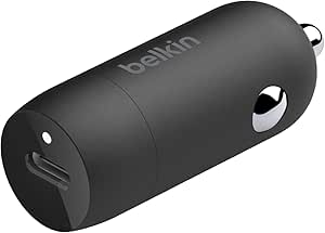 Chargeur de Voiture Belkin BoostCharge 30W USB-C Power Delivery à 12,99€