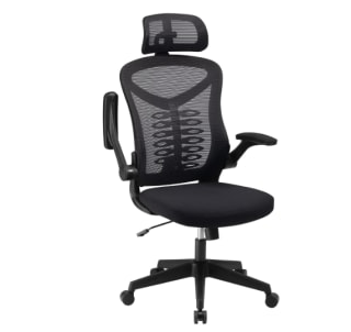Magic Life Silla de escritorio ergonómica con reposabrazos abatibles de 90° a 73.29€