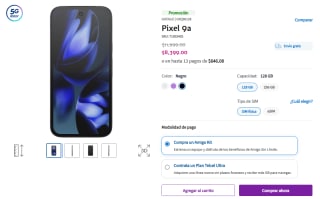 Google Pixel 9a 128GB por $8,399 | Oferta Telcel