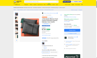 Almohadas Memory Foam por $714 | Mercado Libre