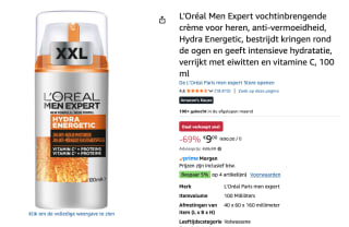 L'Oréal Paris Men Expert Hydra Energetische hydraterende dagcrème 100 ml voor €9