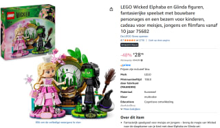 LEGO Wicked 75682 Elphaba & Glinda Figuren Set voor €28,46 bij Amazon