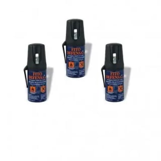 3 botes Spray de defensa personal homologado FITO DEFENSA 50 por 29,90€
