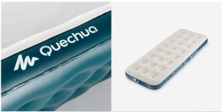 Matelas gonflable de camping QUECHUA pour 1 personne de 190x70 cm à 13,99€