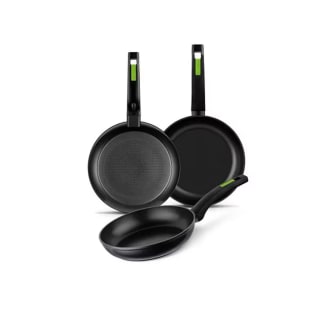 Set 3 Sartenes Monix Green 18 22 26 cm por 23,40€