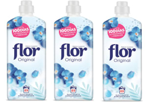 3 Botes de Flor Original, Suavizante Concentrado, para la Ropa, 89 lavados por 7.59€