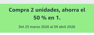 Segunda Unidad al 50% Alimentación, Salud y Belleza en Amazon.