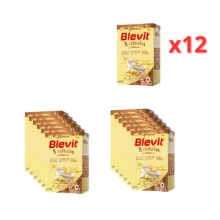 Blevit Optimum 8 Cereales y Plátano Papilla para Bebé 12x250g por 17.99€