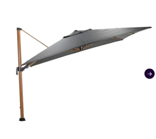 Garden Impressions Hawaii Big Pole II zweefparasol voor €449 bij ibood