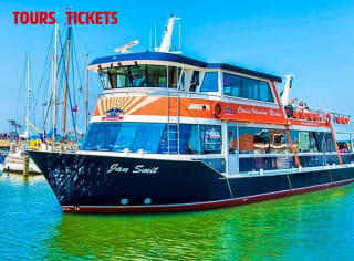 Ticket voor een 75 min. rondvaart van Blue Boat door Amsterdam via Tripper en Jumbo