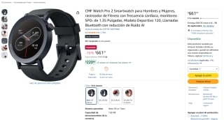 CMF Watch Pro 2 Smartwatch por $662 en Amazon