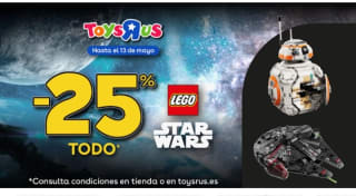 -25% de Descuento Lego Star Wars en ToysRus.