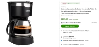 Cafetera automática SIGNA 650ml por $299 | Oferta Bodega Aurrera