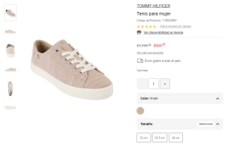 Tenis Tommy Hilfiger Khaki por $959 | Liverpool