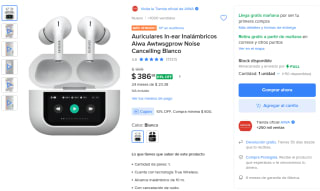 Audífonos AIWA TWS AWTWSGPRO PRO por $286 | Mercado Libre