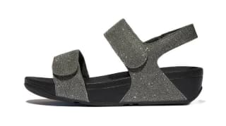 Sandalias FitFlop Shimmerlux ajustables mujer gris por 72.00€