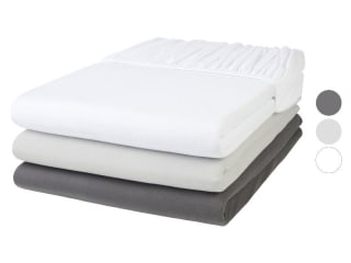 LIVARNO home Drap-housse en jersey, 180-200 x 200 cm à 6,99€