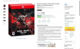 Daemon X Machina: Titanic Scion Ed. Limitada por $1599 | Amazon
