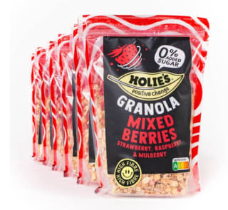 Holie's Granola Mixed Berries - 6 x 350 gram voor €11,50