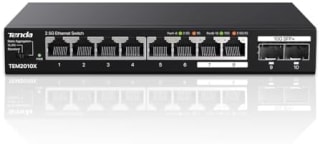 Tenda Switch de 2.5G con 8 Puertos 2.5G y 2 Puertos SFP+ 10G TEM2010X por 65.87€