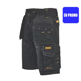 Short de travail multi-poche Shelby DeWalt, noir, taille 42 à 26,99€