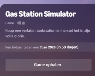 Gas Station Simulator gratis met Amazon Prime gaming