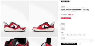 Tenis Jordan Jordan Cmft Era (GS) por $999 | Oferta TAF