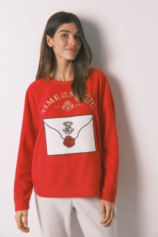Women'secret pijama Harry Potter polar rojo por 7,99€