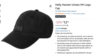 Helly Hansen Logo Cap voor €12,50 bij Amazon