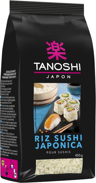 Riz Sushi Japonica TANOSHI à 1,86€
