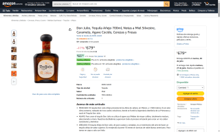 Tequila Don Julio Añejo 700 ml por $680 | Oferta Amazon