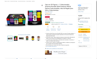 Caja 20 Figuras Coleccionables Mundial 2026 por $450 | Amazon