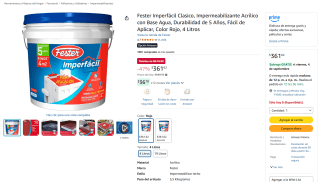 Fester Imperfácil Clásico 4 L por $362 en Amazon