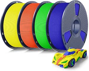 SUNLU Pack 4KG Filamento PETG Rápido, Alta Velocidad 30-600mm/s por 38.80€