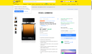 Dolce&Gabbana The One 150mL por $1,345 | Mercado Libre