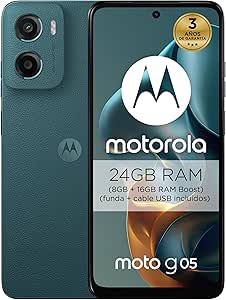 Móvil Motorola Moto g05 24GB/256GB batería 5200 mAh por 109€