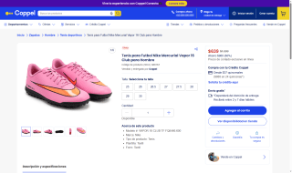 Tenis Nike Mercurial Vapor 16 por $639 | Coppel