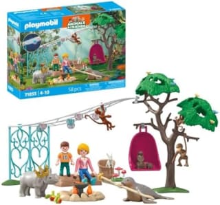 Playmobil Animals & Friends Fête d'anniversaire Amusante 71855 voor €20,79 bij Amazon