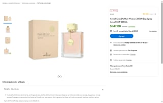 Perfume Armaf Club De Nuit Woman 200ml por $642 | Walmart