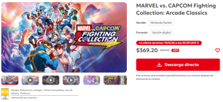 MARVEL vs. CAPCOM Fighting Collection: Arcade Classics por $369 | Nintendo eShop