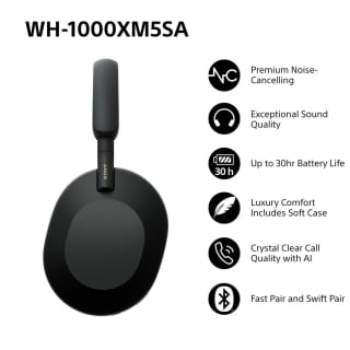 Sony WH-1000XM5SA Over-Ear Wireless Headphones for £174.99 at Costco