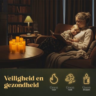 Aurae Led Kaarsen (9 stuks) voor €27,99 bij Bol