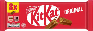 KitKat 4 Finger Milk Chocolate 41.5g (8 pack) for £1.50 at Amazon