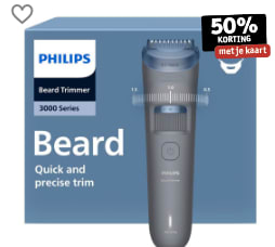 Philips Series 3000 BT3615 of MG3920 voor €19,99 bij Kruidvat