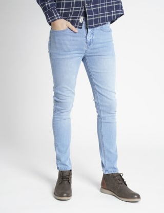 Jeans Super Skinny Hombre Fiorucci por $8.000